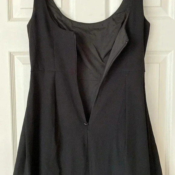 AIDAN MATTOX Spaghetti Strap Below The Knee Party Fit + Flare Dress - Picture 9 of 10